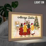 Always Sister - Personalized Family Light Photo Frame