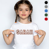 Custom Name - Personalized Daughter Embroidered T-shirt