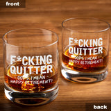 Happy Retirement - Retired Rock Glass