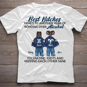 Trouble Together - Personalized Bestie T-shirt And Hoodie