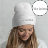 Custom Name - Personalized Family Embroidered Beanie