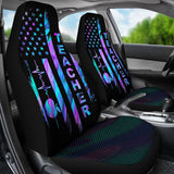 American Flag Teacher Seat Covers 0622