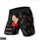 I Love You - Personalized Couple Men Boxer Briefs