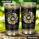 It Takes A Lot Of Spakle Faux Glitter Print Teacher Tumbler 0622