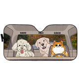Lovely Paws - Personalized Dog Car Sunshade