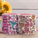 Nurse Life Inflated - Personalized Nurse Accent Mug