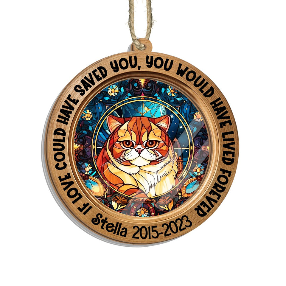 You Were My Favorite Hello And My Hardest Goodbye - Personalized Dog Suncatcher