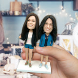 Custom Figure - Personalized Sibling Bobblehead
