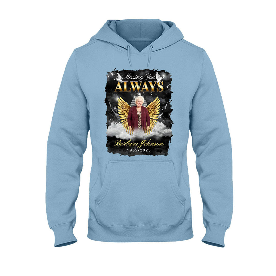 Toujours dans mon cœur - T-shirt et sweat à capuche commémoratifs personnalisés