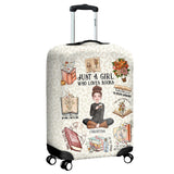 Just A Girl Who Loves Books - Personalized Book Luggage Cover