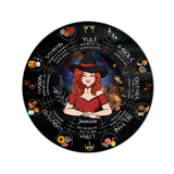 Wheel Of The Year - Personalized Witch Round Rug