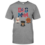 American Dog Mom - Personalized Dog T-shirt & Hoodie