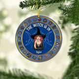 The Witch Is In - Personalized Witch Ornament
