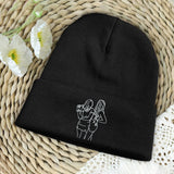 Custom Photo - Personalized Aunt Embroidered Beanie