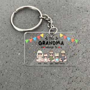 My Favorite People - Gift for grandpa, grandma, brother, sister, mom, dad, uncle, aunt - Personalized Keychain