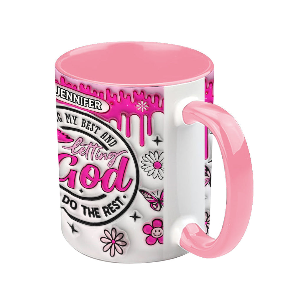 Je fais de mon mieux - Mug chrétien personnalisé