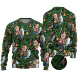 Fishing Lover - Personalized Fishing Ugly Sweater