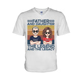 Like Father Like Son - Gift for dad, dad - Personalized T-shirt And Hoodie