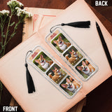 Cartoonize Pet Portrait Photo Collages - Gift for dog lovers, cat lover - Personalized Bookmark (Printed On Both Sides)