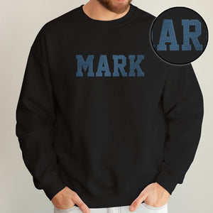 Custom Name - Personalized Granddaughter Embroidered Sweater