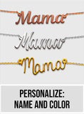 Mama Necklace - Personalized Step Mom Name Necklace