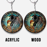 Just A Girl Who Loves Horses - Personalized Horse Keychain
