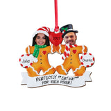 Perfectly Cut Out For Each Other - Personalized Couple Ornament