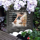 I Choose You - Personalized Husband And Wife Square Shaped Stone