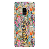 Floral Skeleton - Personalized Skull Phone Case