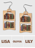 Book Lovers - Personalized Book Earrings
