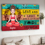 I Am - Personalized Yoga Canvas And Poster