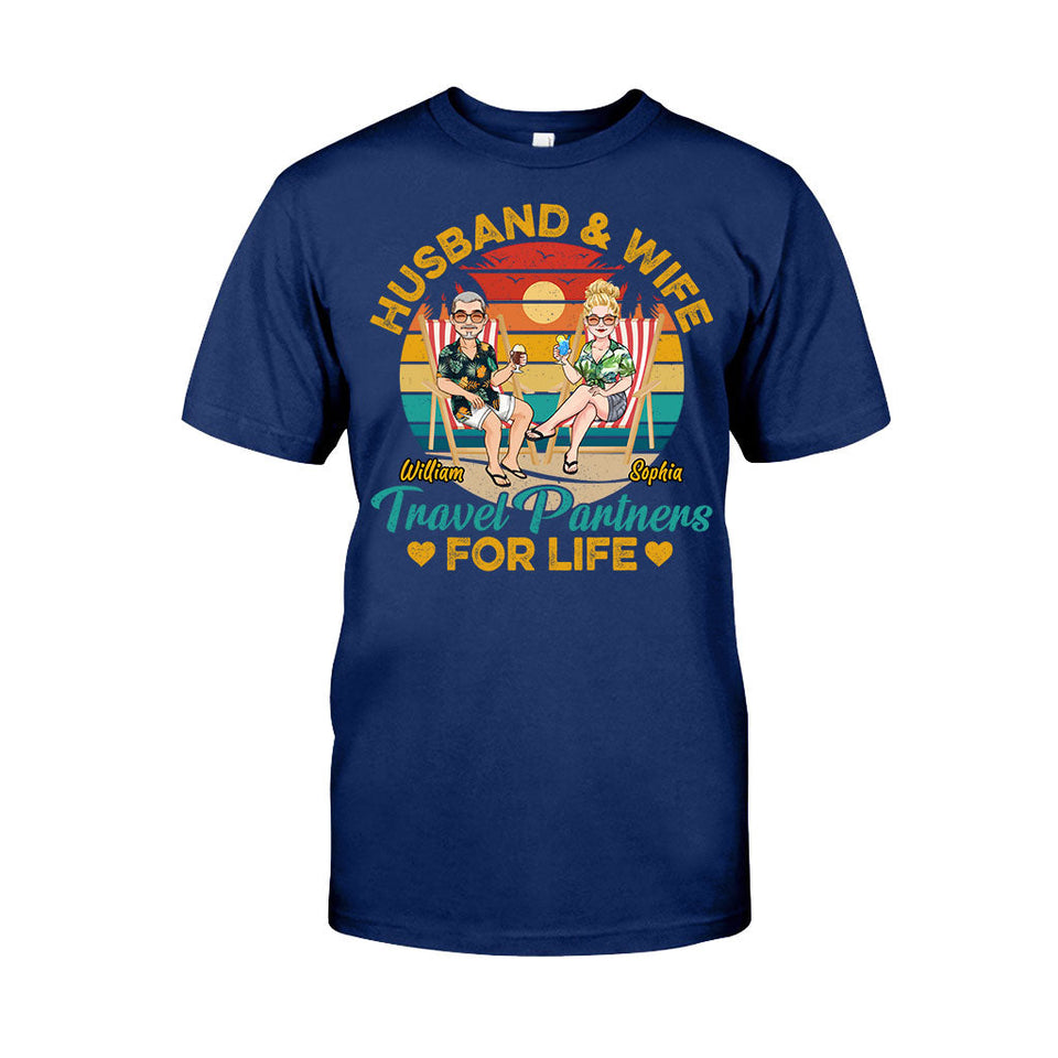 Travel Partners For Life - Personalized Travelling T-shirt & Hoodie