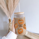 Grandma's Little Pumpkins - Personalized Grandma Can Glass