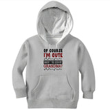 Of Course I'm Cute - Personalized Grandpa T-shirt And Hoodie