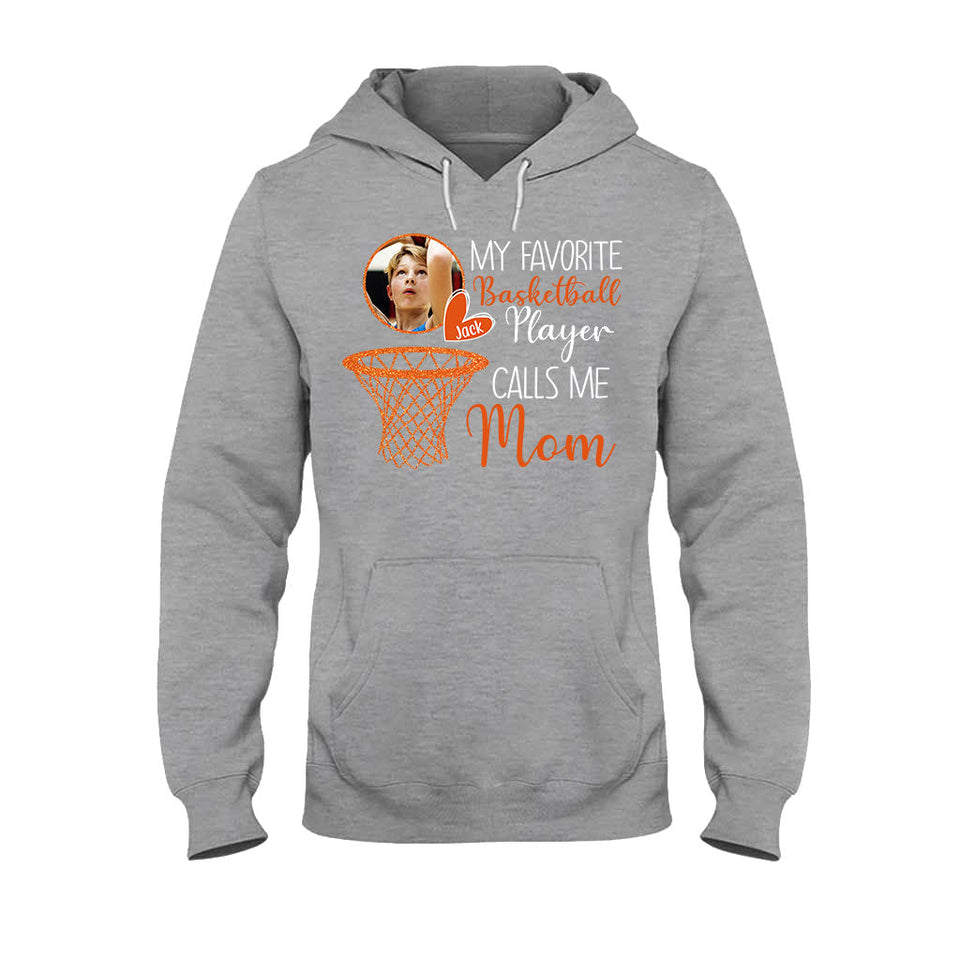 My Basketball Player Calls Me Mom Grandma - Personalized Basketball T-shirt And Hoodie