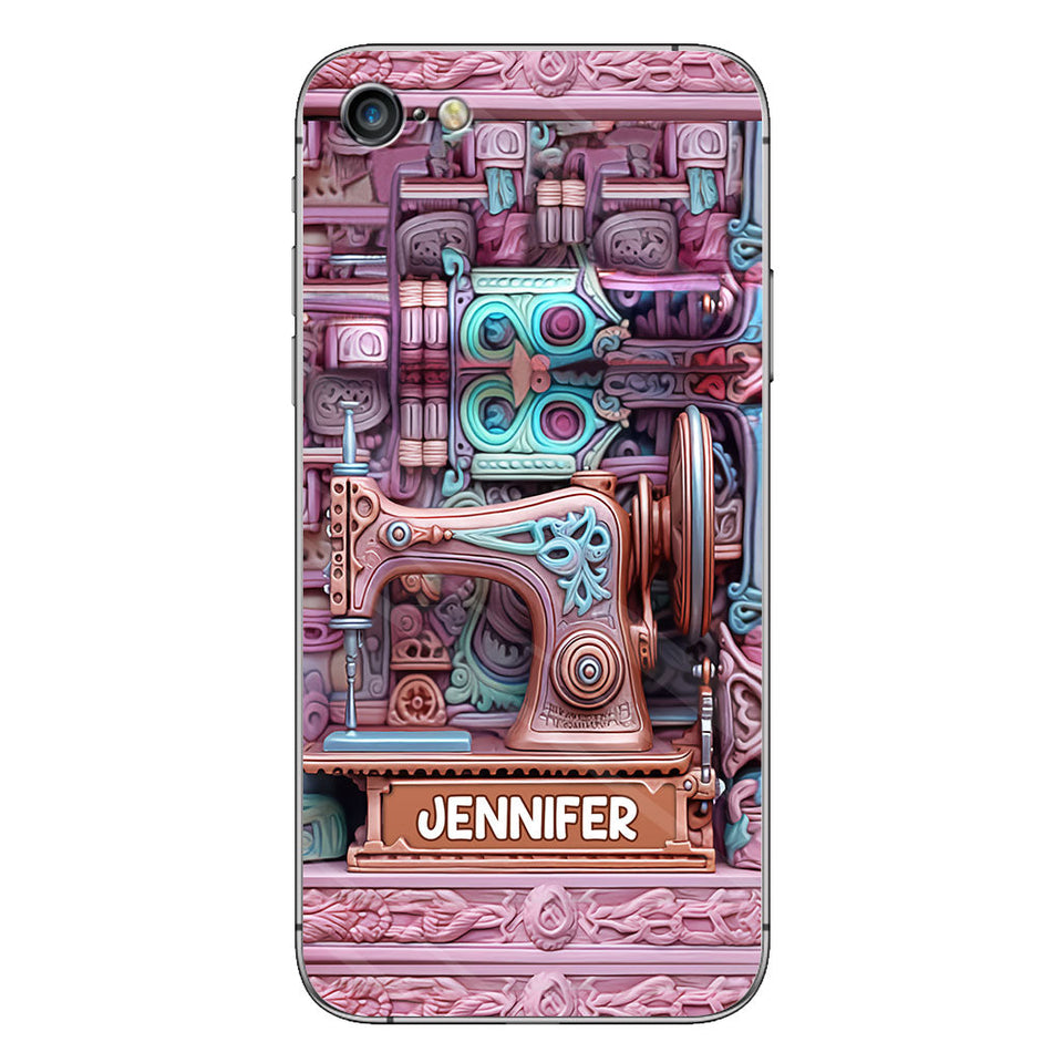 Love Sewing - Personalized Sewing Phone Case