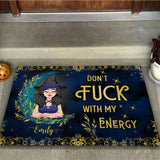 Don't F With My Energy - Personalized Witch Doormat