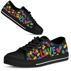 Chaussures basses Puzzle Pieces Sensibilisation à l'autisme 0622