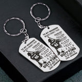 To My Son Crawling Is Acceptable - Baseball gift for son, brother, grandson, dad - Personalized Stainless Steel Keychain