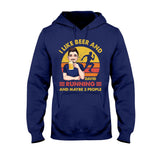 I Like Beer And Running - Personalized Running T-shirt and Hoodie