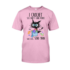 I Crochet So I Don’t Choke People - Personalized Crocheting T-shirt And Hoodie