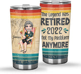The Legend Has Retired - Personalized Retired Tumbler