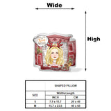 Just A Girl Who Loves Books - Personalized Book One-sided Shaped Pillow