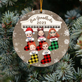 Our Grandkids 2023 - Personalized Grandma Ornament