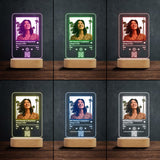 Favorite Song - Personalized Shaped Plaque Light Base