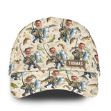 Photo Inserted Funny Fishing - Personalized Fishing Classic Cap