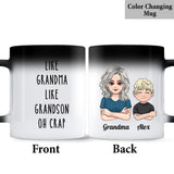 Like Mother Like Daughter Oh Crap - Family gift for aunt, mom, grandma - Personalized Mug