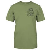 Custom Line Art - Personalized Bestie Embroidered T-shirt