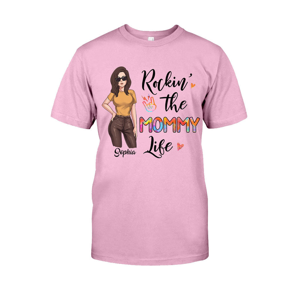 Rockin' The Nana Life - Gift for grandma, mom - Personalized T-shirt And Hoodie