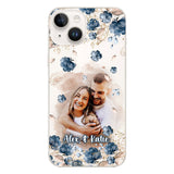Floral Phone Case - Personalized Clear Phone Case